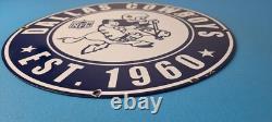 Vintage Dallas Cowboys Porcelain Sign Texas Football NFL Gas Pump Sign