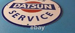 Vintage Datsun Sign Porcelain Sign Car Dealership Automobile Gas Pump Sign
