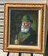 Vintage David Pelbam Original Signed Oil Painting Alpine Man Portrait