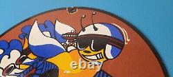 Vintage Dodge Sign Muscle Gas Cars Scat Pack Porcelain Sign