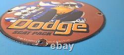 Vintage Dodge Sign Muscle Gas Cars Scat Pack Porcelain Sign