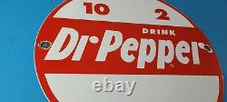 Vintage Dr Pepper Porcelain Soda Cola Beverage Collection Man Cave Bar Gas Sign