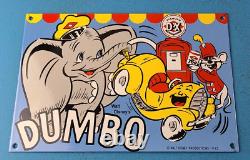Vintage Dumbo Gas Motor Oil Plate DX Diamond Gasoline Porcelain Walt Disney Sign