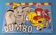 Vintage Dumbo Gas Motor Oil Plate Dx Diamond Gasoline Porcelain Walt Disney Sign