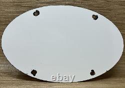 Vintage Esso Gasoline Porcelain Sign Gas Station Pump Plate Motor Oil Service