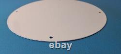 Vintage Esso Gasoline Sign Advertising Gas Pump Yankee Baseball Porcelain Sign