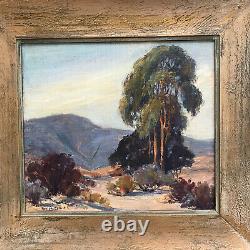 Vintage Fay McCulloch California Impressionist Oil Painting Plein Air 18 x 19