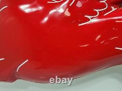 Vintage Fiberglass 48 x 36 Mobil Pegasus Horse Logo Sign Red