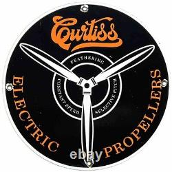 Vintage Fly Curtiss Porcelain Sign Gas Station Pump Plate Motor Oil Auto