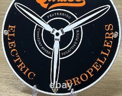 Vintage Fly Curtiss Porcelain Sign Gas Station Pump Plate Motor Oil Auto