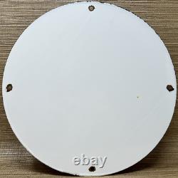 Vintage Ford Shelby Cobra Porcelain Dealership Sign Gas Station Pump Plate Oil
