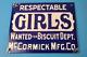 Vintage Girls Sign Wanted Biscuit Department Gas Pump Sign