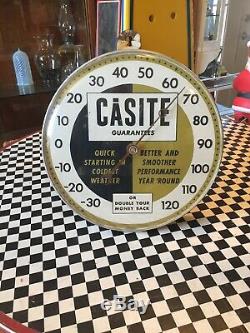 Vintage Gas & Oil Casite Thermometer