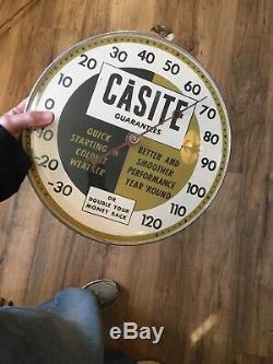 Vintage Gas & Oil Casite Thermometer