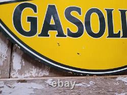 Vintage Golden West Gasoline Sign Old Porcelain Sign 30 Gas Station Petroliana
