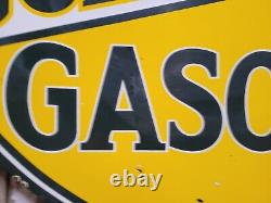 Vintage Golden West Gasoline Sign Old Porcelain Sign 30 Gas Station Petroliana