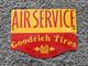 Vintage Goodrich Air Service Porcelain Sign Auto Car Mechanic Gas Pump Sign