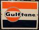 Vintage Gulf Gasoline Gas Pump Sign / Porcelain / Antique Gas / Oil Porcelain