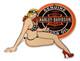 Vintage Harley Davidson Motorcycles Sign Racing Girl Porcelain Gas Pump Sign
