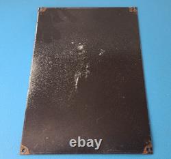 Vintage Harley Davidson Motorcycles Sign Ride Free 84 Porcelain Gas Pump Sign