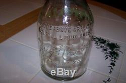 Vintage Havoline Motor Oil Gas Station Embossed Glass Bottle Jar Can Sign