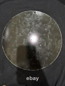 Vintage Hornady Bullets Pinup Girl Porcelain Gas Oil Ammo Guns Store Plate Sign