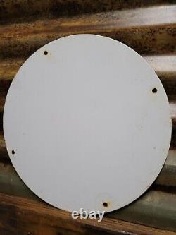 Vintage Hudson Porcelain Sign Motor Oil Gas Pump Plate Automobile Supply 12