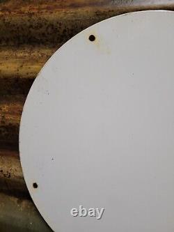 Vintage Hudson Porcelain Sign Motor Oil Gas Pump Plate Automobile Supply 12
