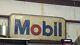 Vintage Huge Mobil Oil Gas Dealer Sign