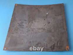 Vintage Husky Gasoline Sign Hi Power Gas Motor Oil Pump Porcelain Sign
