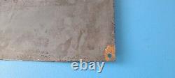 Vintage Husky Gasoline Sign Hi Power Gas Motor Oil Pump Porcelain Sign