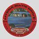 Vintage Hydna Matic Drive 1970 Oil Porcelain Gas Pump Sign