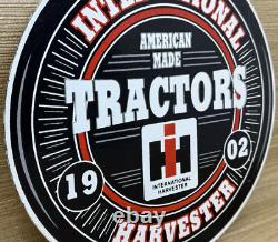 Vintage International Harvester Porcelain Dealer Sign Gasoline Gas Oil Tractor