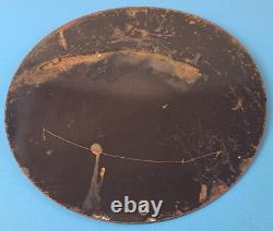 Vintage Ithaca Guns Sign Firearm Sales Shop Porcelain Gas Oil Pump Plate Sign