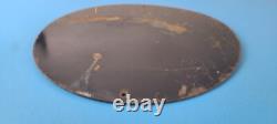 Vintage Ithaca Guns Sign Firearm Sales Shop Porcelain Gas Oil Pump Plate Sign