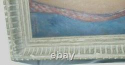 Vintage JOSEPH BURGESS (1891 1961) Society Female Portrait O/B Painting 1953