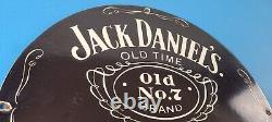 Vintage Jack Daniels Sign Whiskey Beverage Liquor Bar Cave Porcelain Gas Sign