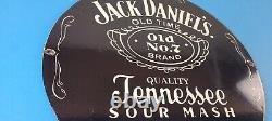Vintage Jack Daniels Sign Whiskey Beverage Liquor Bar Cave Porcelain Gas Sign