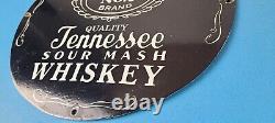 Vintage Jack Daniels Sign Whiskey Beverage Liquor Bar Cave Porcelain Gas Sign