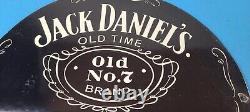 Vintage Jack Daniels Sign Whiskey Beverage Liquor Bar Cave Porcelain Gas Sign