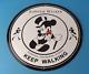 Vintage Johnnie Walker Sign Adult Beverage Tuxedo Mickey Porcelain Gas Sign