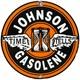 Vintage Johnson Gasoline Porcelain Sign Dealership Gas Station Service Motor Oil
