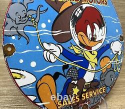 Vintage Johnson Sea Horse Outboard Porcelain Sign Dealership Gas Station Service
