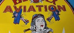 Vintage Kanotex Sign Aviation Gas Pump Service Automobile Motor Sign
