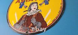 Vintage Kanotex Sign Aviation Gas Pump Service Automobile Motor Sign