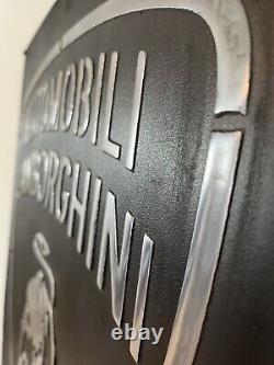 Vintage Lamborghini Metal Sign