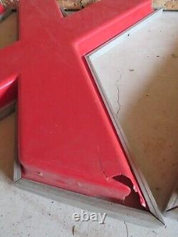 Vintage Large Gas Oil Advertising TEXACO Letter Sign Canopy