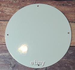 Vintage Las Vegas Porcelain Lost My A Gas Service Station Pump Plate Sign
