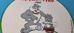 Vintage Mack Trucks Sign Diesel Bulldogs Auto Gas Pump Porcelain Ad Sign