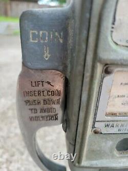 Vintage Martin Red Ball Parking Meter Gas Oil Sign Penny Nickel Coin Op Car Auto